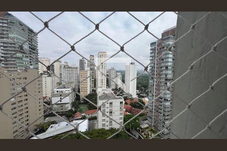 Vista da sala  de apartamento para alugar com 3 quartos, 90m² em Pinheiros, São Paulo