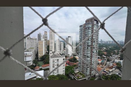 Vista da sala  de apartamento para alugar com 3 quartos, 90m² em Pinheiros, São Paulo