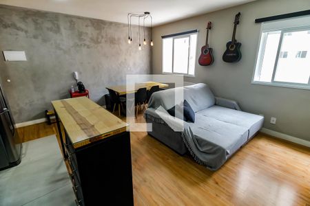 Sala de apartamento à venda com 1 quarto, 40m² em Paraíso do Morumbi, São Paulo