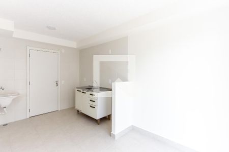 Sala/Cozinha de apartamento à venda com 2 quartos, 34m² em Barra Funda, São Paulo