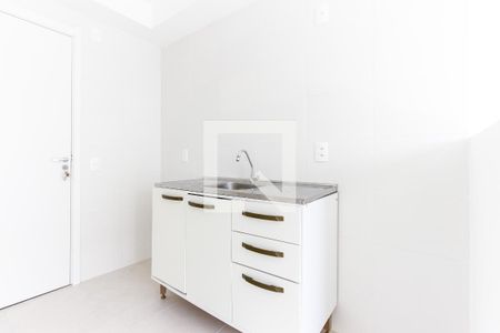 Sala/Cozinha de apartamento à venda com 2 quartos, 34m² em Barra Funda, São Paulo