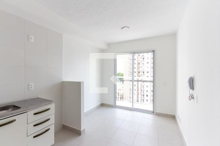 Sala/Cozinha de apartamento à venda com 2 quartos, 34m² em Barra Funda, São Paulo
