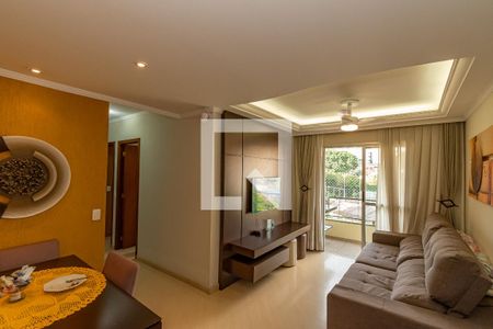 Sala de Estar/Jantar de apartamento à venda com 3 quartos, 67m² em Vila Industrial (campinas), Campinas