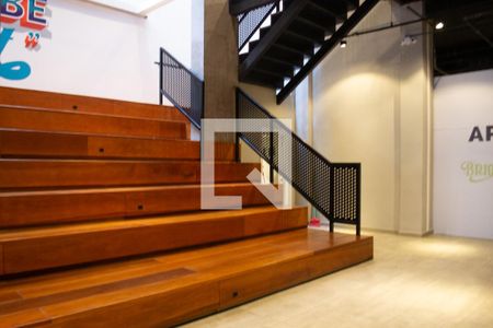 Studio à venda com 28m², 1 quarto e sem vagaHall de entrada do prédio