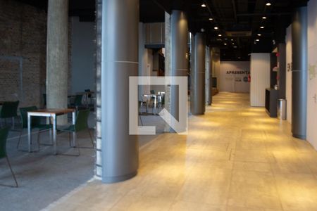 Studio à venda com 28m², 1 quarto e sem vagaHall de entrada do prédio