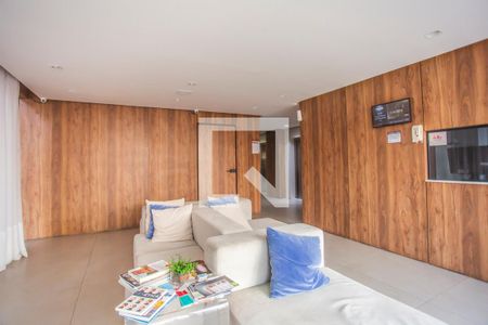 Studio para alugar com 36m², 1 quarto e 1 vagaHall social