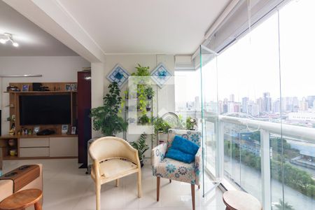 Varanda gourmet de apartamento à venda com 3 quartos, 110m² em Centro, Osasco
