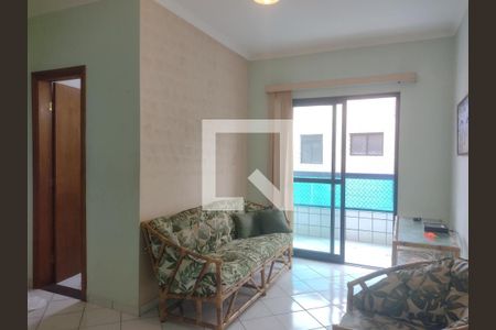 Sala de apartamento para alugar com 2 quartos, 50m² em Ocian, Praia Grande