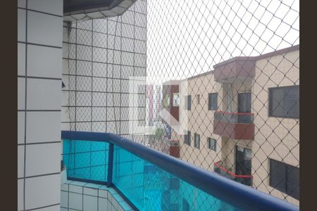 Varanda da Sala de apartamento para alugar com 2 quartos, 50m² em Ocian, Praia Grande