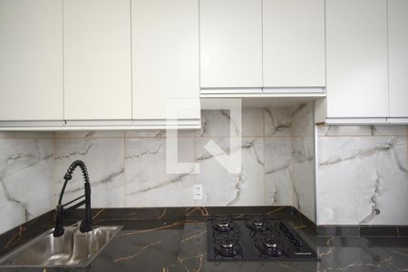 Apartamento para alugar com 36m², 2 quartos e 1 vagaDetalhe da cozinha