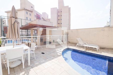 Área comum - Piscina de apartamento para alugar com 2 quartos, 52m² em Vila Curuçá, Santo André