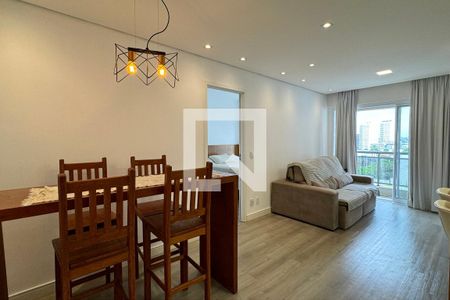 Sala de apartamento à venda com 1 quarto, 50m² em Alphaville Industrial, Barueri