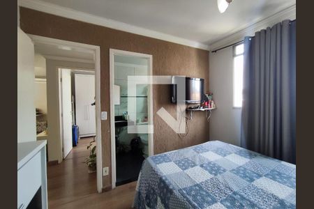 Quarto 1 suite de apartamento à venda com 3 quartos, 63m² em Sapucaia, Contagem