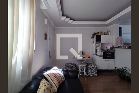 Sala de apartamento à venda com 3 quartos, 63m² em Sapucaia, Contagem