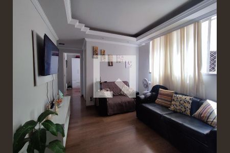 Sala de apartamento à venda com 3 quartos, 63m² em Sapucaia, Contagem