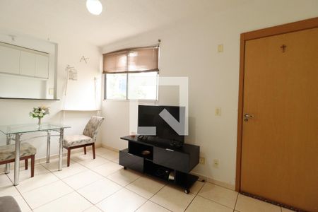 Sala de apartamento para alugar com 2 quartos, 45m² em Aclimação, Uberlândia