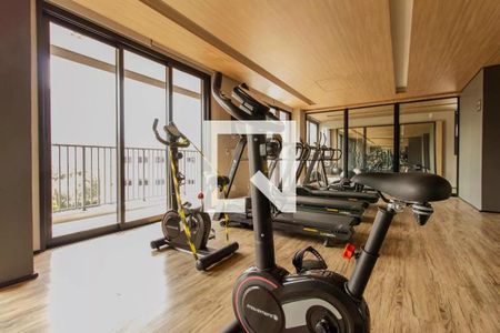 Apartamento para alugar com 22m², 1 quarto e sem vaga Apartamento para alugar com 22m², 1 quarto e sem vagaÁrea comum - Academia