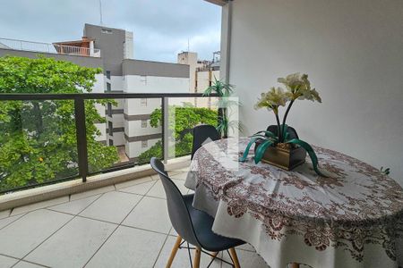 Varanda de apartamento para alugar com 3 quartos, 105m² em Jardim Belmar, Guarujá