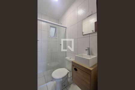 Suíte - Banheiro do Quarto 1 de apartamento à venda com 2 quartos, 50m² em Parque Oratório, Santo André