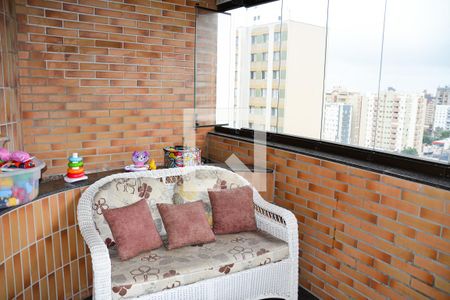 Varanda da sala de apartamento para alugar com 5 quartos, 240m² em Santo Antônio, São Caetano do Sul