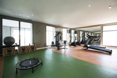 Área comum de apartamento para alugar com 1 quarto, 36m² em Indianópolis, São Paulo