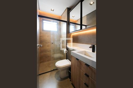 Banheiro de apartamento para alugar com 1 quarto, 36m² em Indianópolis, São Paulo