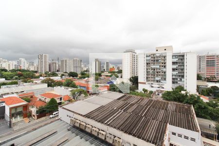 Quarto vista de apartamento para alugar com 1 quarto, 36m² em Indianópolis, São Paulo