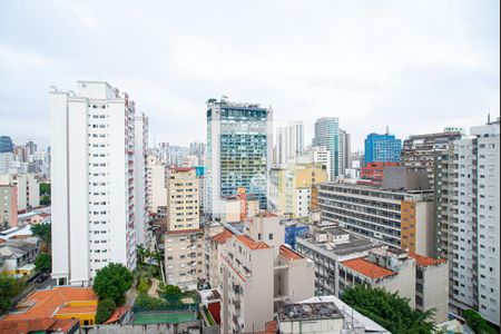 Vista da Sala de apartamento à venda com 1 quarto, 37m² em Bela Vista, São Paulo