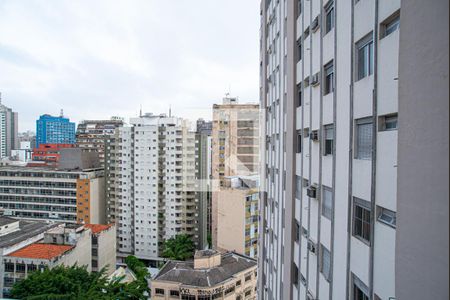 Vista da Sala de apartamento à venda com 1 quarto, 37m² em Bela Vista, São Paulo