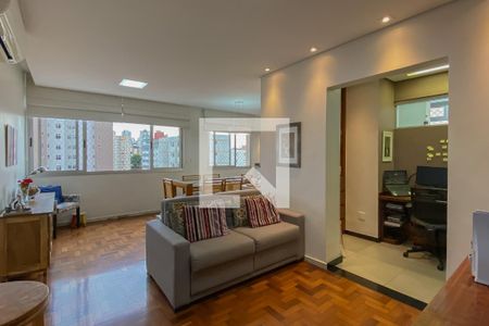 Sala de apartamento à venda com 3 quartos, 96m² em Grajaú, Belo Horizonte