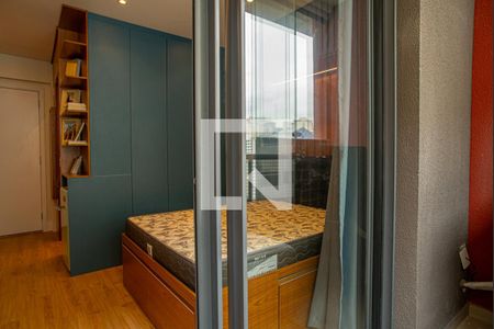 Varanda do Studio  de kitnet/studio para alugar com 1 quarto, 25m² em Consolação, São Paulo