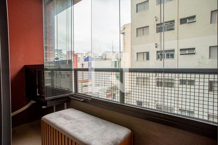 Varanda do Studio  de kitnet/studio para alugar com 1 quarto, 25m² em Consolação, São Paulo