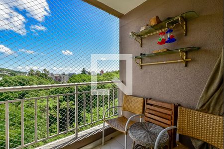 Varanda de apartamento à venda com 3 quartos, 74m² em Teresópolis, Porto Alegre