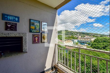 Varanda de apartamento à venda com 3 quartos, 74m² em Teresópolis, Porto Alegre