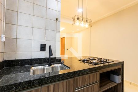 Cozinha de apartamento para alugar com 1 quarto, 46m² em Jardim Paulistano, Ribeirão Preto