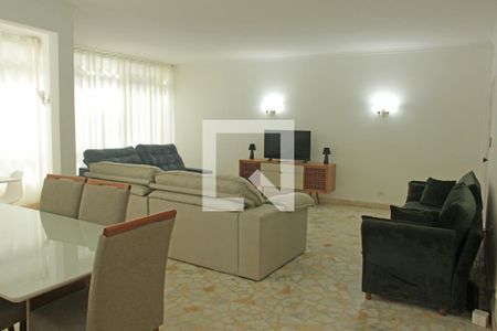 Sala de apartamento para alugar com 3 quartos, 190m² em Gonzaga, Santos