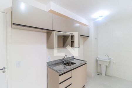 Cozinha de apartamento para alugar com 2 quartos, 37m² em Santo Amaro, São Paulo