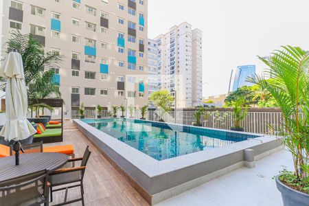 Área comum - Piscina de apartamento para alugar com 2 quartos, 37m² em Santo Amaro, São Paulo
