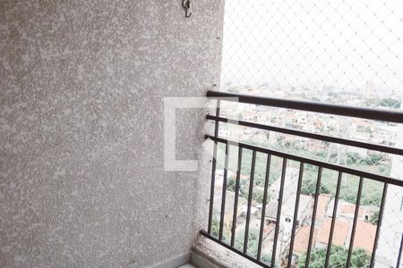 Varanda da Sala de apartamento à venda com 2 quartos, 52m² em Parque Maria Domitila, São Paulo