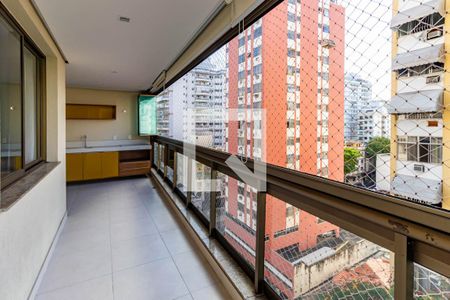 Varanda da Sala de apartamento à venda com 3 quartos, 110m² em Icaraí, Niterói