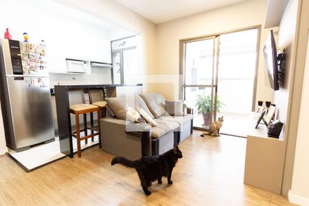 Sala de apartamento à venda com 2 quartos, 71m² em Barra Funda, São Paulo