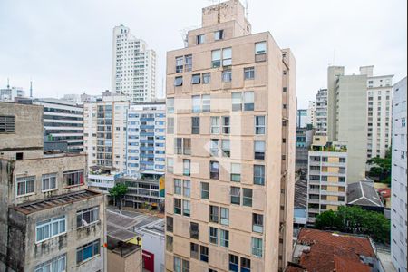 Vista da Sala de apartamento à venda com 1 quarto, 50m² em Consolação, São Paulo