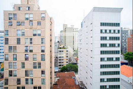 Vista da Sala de apartamento à venda com 1 quarto, 50m² em Consolação, São Paulo
