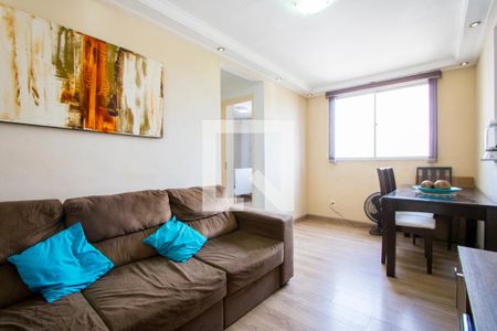 Sala de apartamento para alugar com 2 quartos, 45m² em Parque São Vicente, Santo André