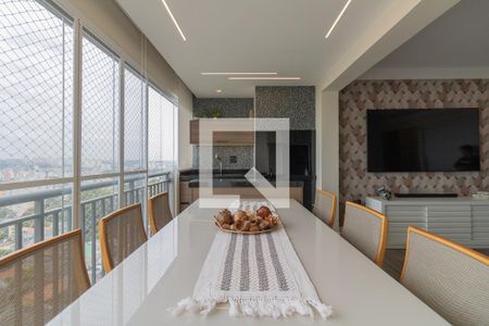 Varanda gourmet de apartamento à venda com 4 quartos, 129m² em Jardim Caboré, São Paulo