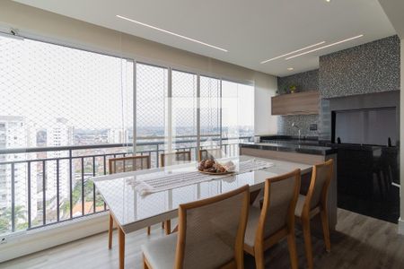 Varanda gourmet de apartamento à venda com 4 quartos, 129m² em Jardim Caboré, São Paulo