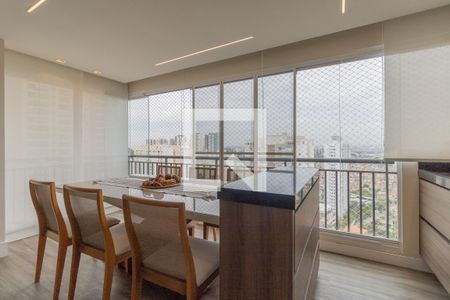 Varanda gourmet de apartamento à venda com 4 quartos, 129m² em Jardim Caboré, São Paulo