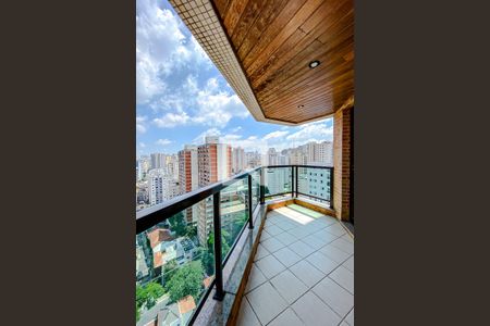 Varanda da Sala de apartamento à venda com 6 quartos, 218m² em Vila Mariana, São Paulo