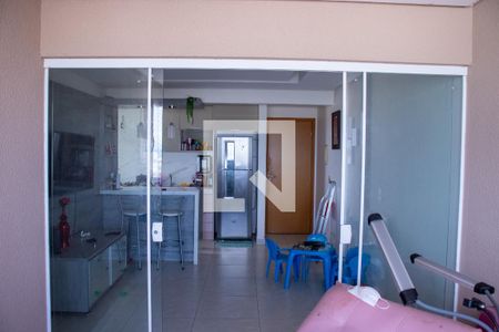 Varanda da Sala de apartamento para alugar com 3 quartos, 80m² em Parque Amazonia, Goiânia