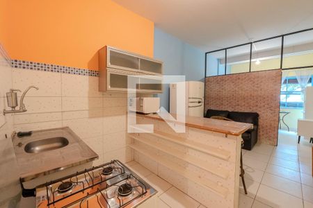 Studio à venda com 40m², 1 quarto e sem vagaCozinha